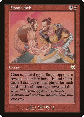 Blood Oath [Mercadian Masques] | Lots Moore NSW