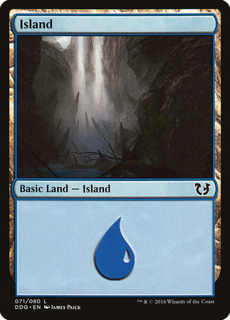 Island (71) [Duel Decks: Blessed vs. Cursed] | Lots Moore NSW