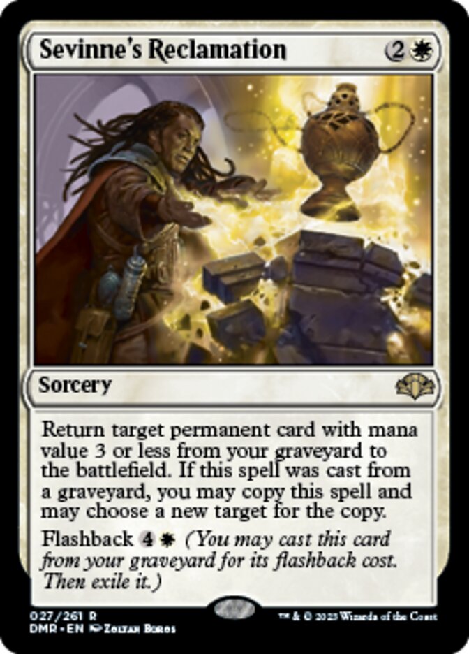 Sevinne's Reclamation [Dominaria Remastered] | Lots Moore NSW