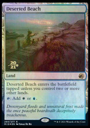 Deserted Beach [Innistrad: Midnight Hunt Prerelease Promos] | Lots Moore NSW