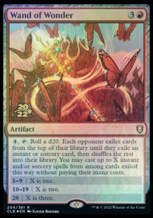 Wand of Wonder [Commander Legends: Battle for Baldur's Gate Prerelease Promos] | Lots Moore NSW