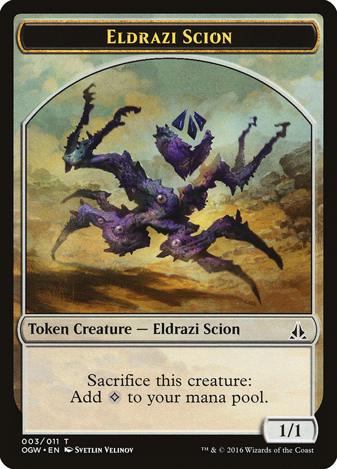 Eldrazi Scion (003/011) [Oath of the Gatewatch Tokens] | Lots Moore NSW