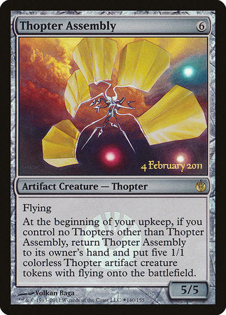 Thopter Assembly [Mirrodin Besieged Promos] | Lots Moore NSW