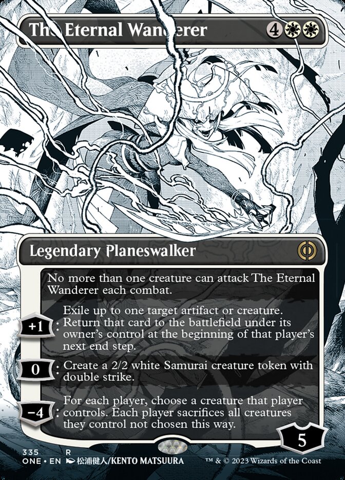 The Eternal Wanderer (Borderless Manga) [Phyrexia: All Will Be One] | Lots Moore NSW