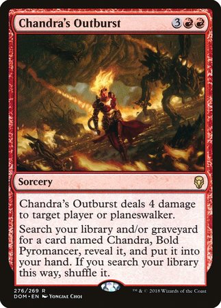 Chandra's Outburst [Dominaria] | Lots Moore NSW