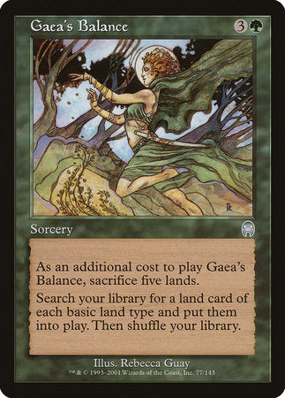 Gaea's Balance [Apocalypse] | Lots Moore NSW