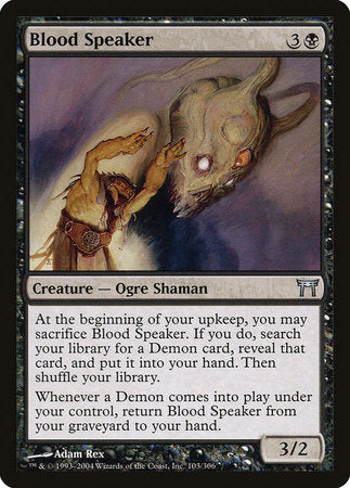 Blood Speaker [Champions of Kamigawa] | Lots Moore NSW