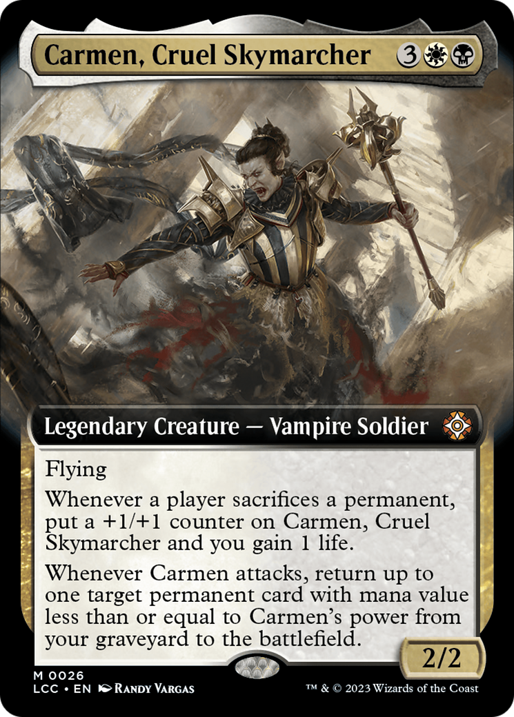 Carmen, Cruel Skymarcher (Extended Art) [The Lost Caverns of Ixalan Commander] | Lots Moore NSW