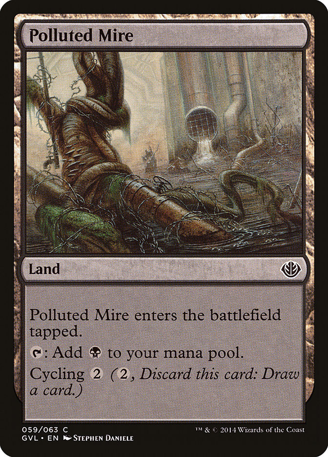 Polluted Mire (Garruk vs. Liliana) [Duel Decks Anthology] | Lots Moore NSW