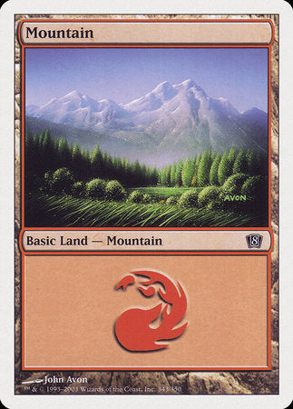 Mountain (343) [Eighth Edition] | Lots Moore NSW