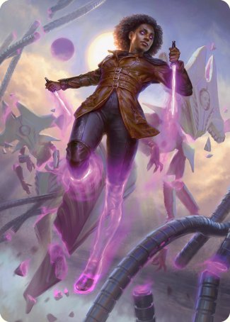 Kaya, Intangible Slayer Art Card [Phyrexia: All Will Be One Art Series] | Lots Moore NSW