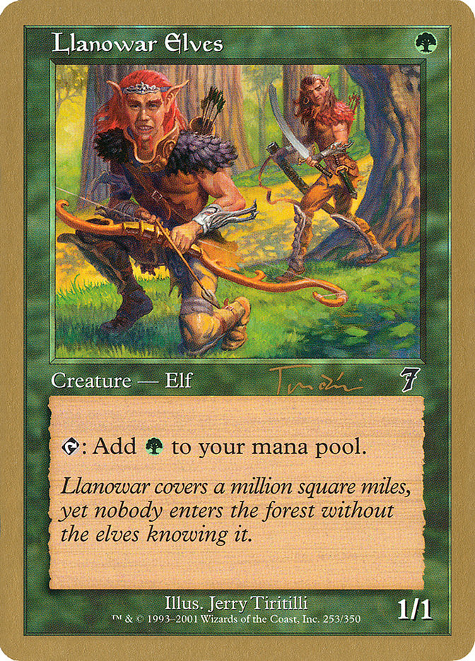 Llanowar Elves (Jan Tomcani) [World Championship Decks 2001] | Lots Moore NSW