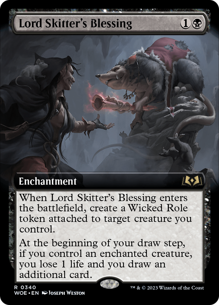 Lord Skitter's Blessing (Extended Art) [Wilds of Eldraine] | Lots Moore NSW