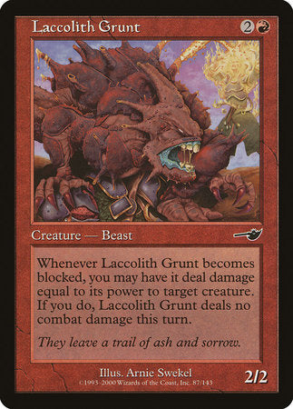 Laccolith Grunt [Nemesis] | Lots Moore NSW