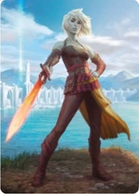 Nahiri, Heir of the Ancients 1 Art Card [Zendikar Rising Art Series] | Lots Moore NSW