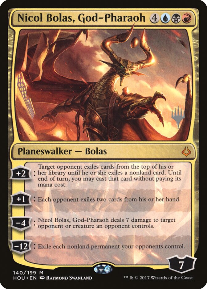 Nicol Bolas, God-Pharaoh (Promo Pack) [Hour of Devastation Promos] | Lots Moore NSW