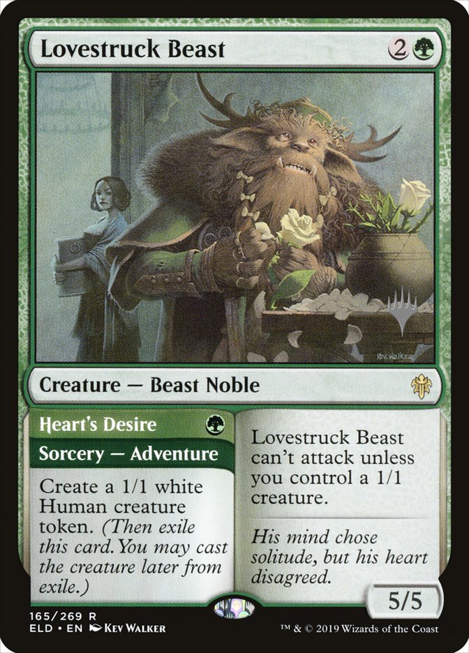 Lovestruck Beast // Heart's Desire (Promo Pack) [Throne of Eldraine Promos] | Lots Moore NSW