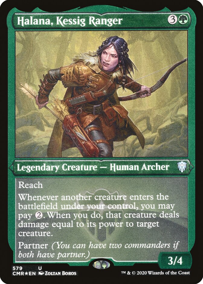 Halana, Kessig Ranger (Foil Etched) [Commander Legends] | Lots Moore NSW