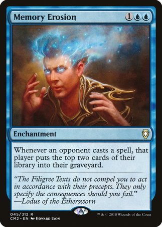 Memory Erosion [Commander Anthology Volume II] | Lots Moore NSW