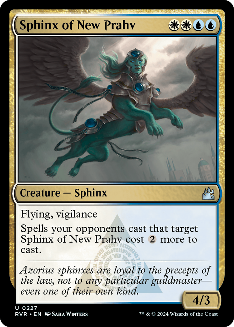 Sphinx of New Prahv [Ravnica Remastered] | Lots Moore NSW