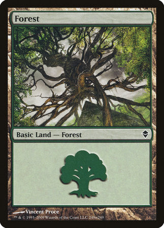 Forest (249a) [Zendikar] | Lots Moore NSW