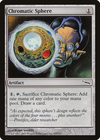 Chromatic Sphere [Mirrodin] | Lots Moore NSW