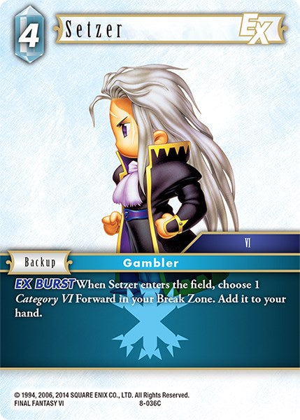 Setzer EX [Opus VIII] | Lots Moore NSW