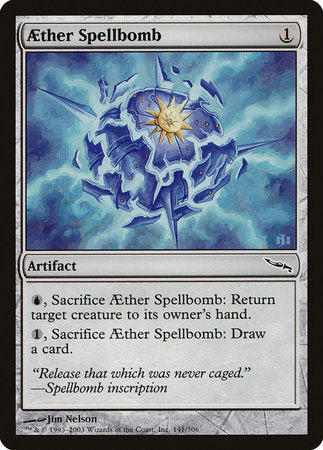 Aether Spellbomb [Mirrodin] | Lots Moore NSW