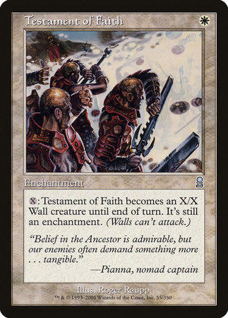 Testament of Faith [Odyssey] | Lots Moore NSW