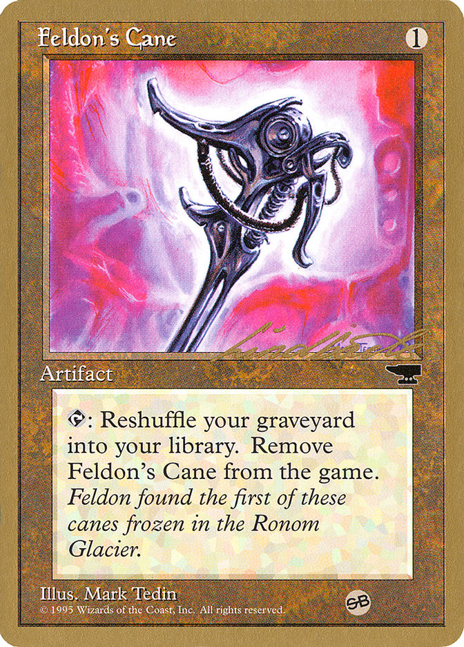 Feldon's Cane (Leon Lindback) (SB) [Pro Tour Collector Set] | Lots Moore NSW