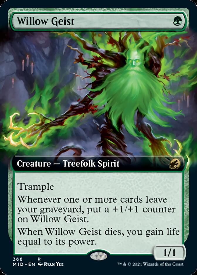 Willow Geist (Extended) [Innistrad: Midnight Hunt] | Lots Moore NSW