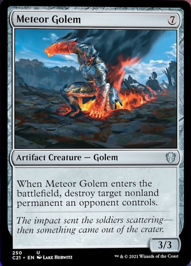 Meteor Golem [Commander 2021] | Lots Moore NSW