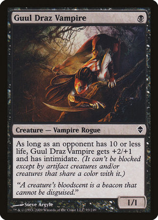 Guul Draz Vampire [Zendikar] | Lots Moore NSW