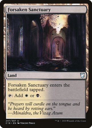 Forsaken Sanctuary [Commander 2018] | Lots Moore NSW