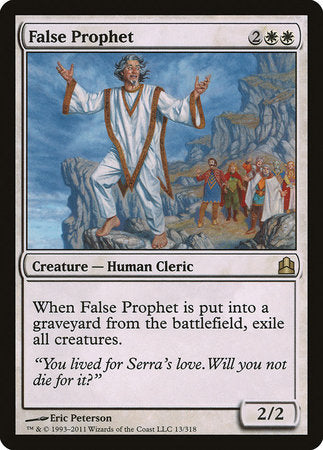 False Prophet [Commander 2011] | Lots Moore NSW