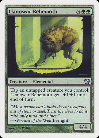 Llanowar Behemoth [Ninth Edition] | Lots Moore NSW
