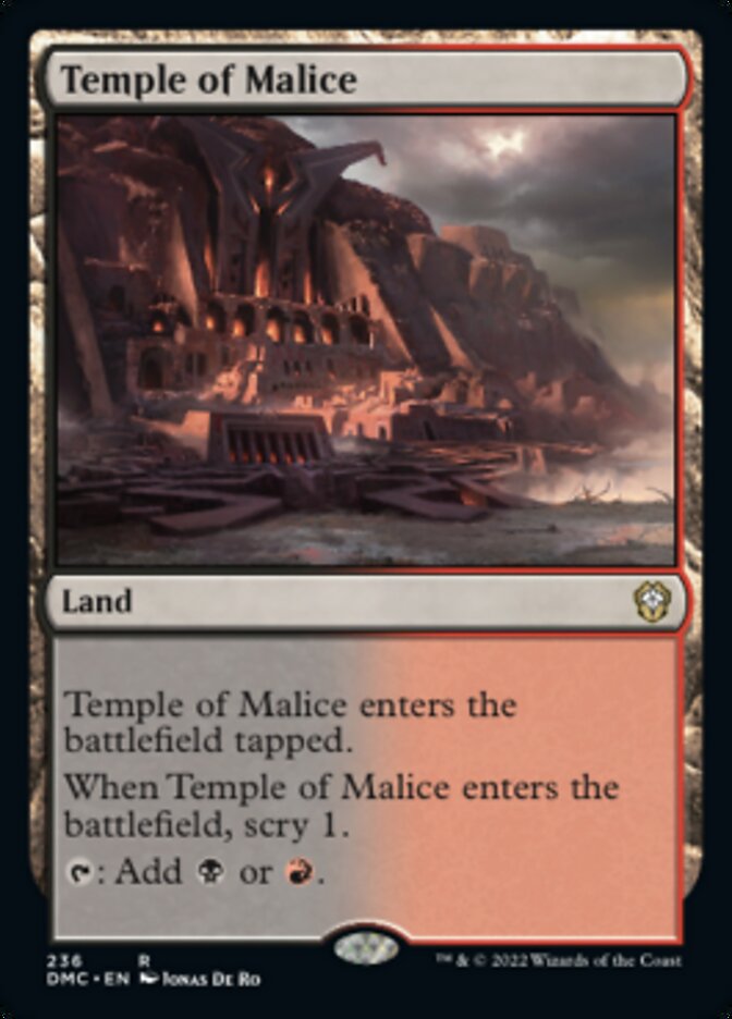 Temple of Malice [Dominaria United Commander] | Lots Moore NSW