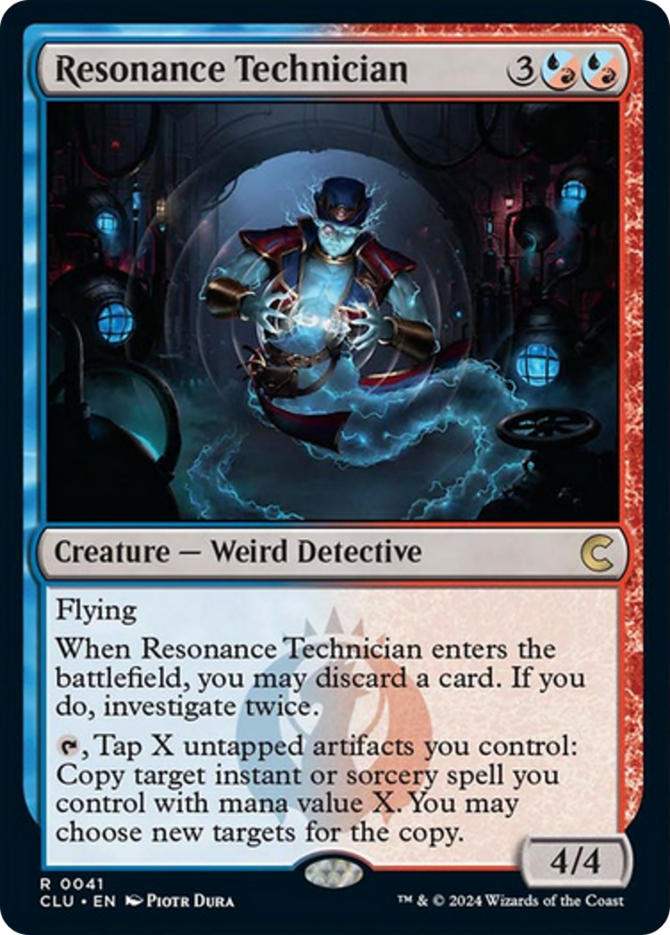 Resonance Technician [Ravnica: Clue Edition] | Lots Moore NSW