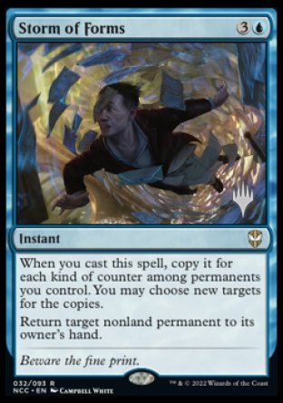 Storm of Forms (Promo Pack) [Streets of New Capenna Commander Promos] | Lots Moore NSW