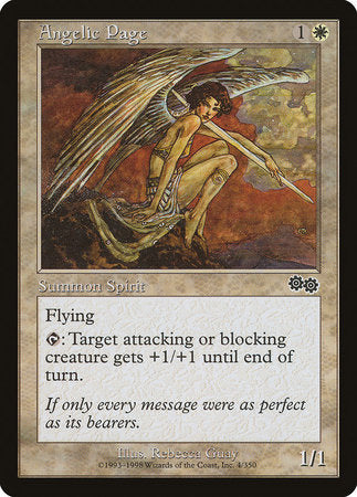 Angelic Page [Urza's Saga] | Lots Moore NSW