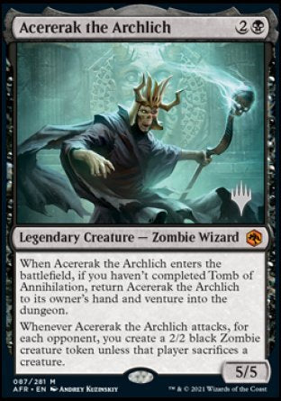 Acererak the Archlich (Promo Pack) [Dungeons & Dragons: Adventures in the Forgotten Realms Promos] | Lots Moore NSW