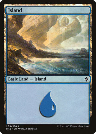 Island (255) [Battle for Zendikar] | Lots Moore NSW