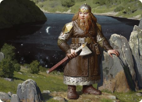 Mirrormere Guardian Art Card [The Lord of the Rings: Tales of Middle-earth Art Series] | Lots Moore NSW