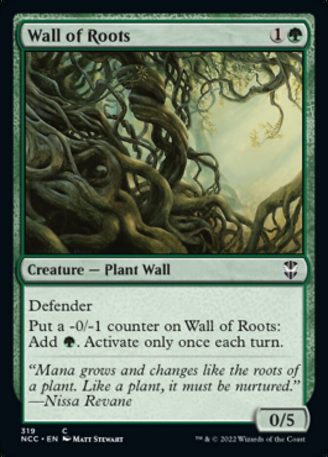 Wall of Roots [Streets of New Capenna Commander] | Lots Moore NSW