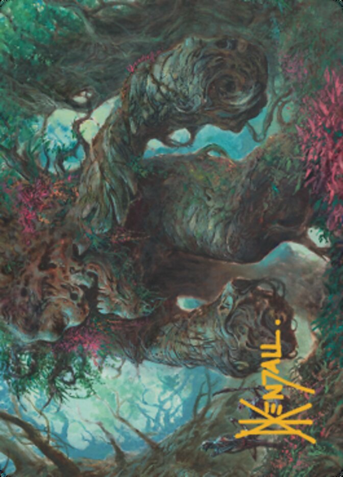 Magnigoth Sentry Art Card (Gold-Stamped Signature) [Dominaria United Art Series] | Lots Moore NSW