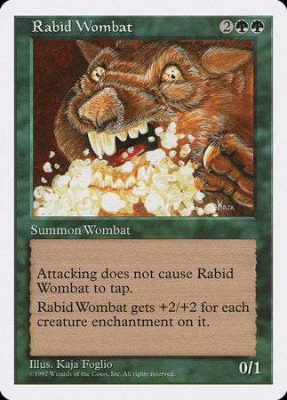 Rabid Wombat [Fifth Edition] | Lots Moore NSW