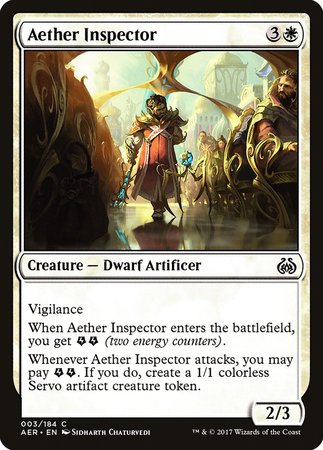 Aether Inspector [Aether Revolt] | Lots Moore NSW