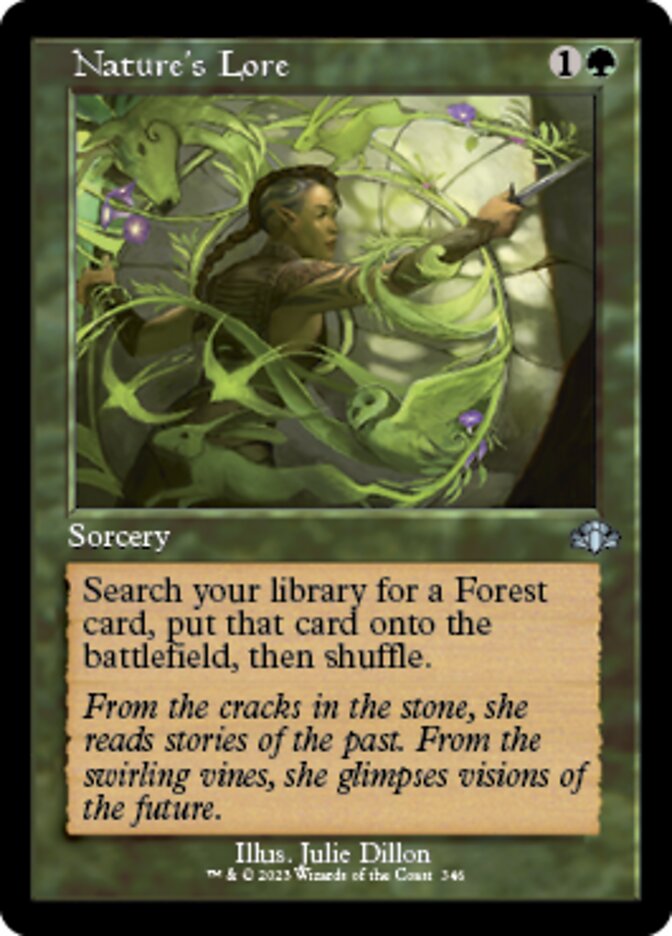 Nature's Lore (Retro) [Dominaria Remastered] | Lots Moore NSW