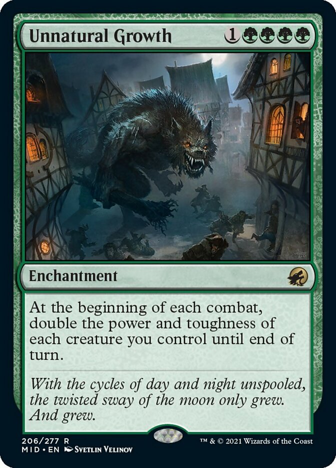 Unnatural Growth [Innistrad: Midnight Hunt] | Lots Moore NSW
