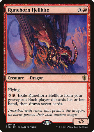 Runehorn Hellkite [Commander 2016] | Lots Moore NSW